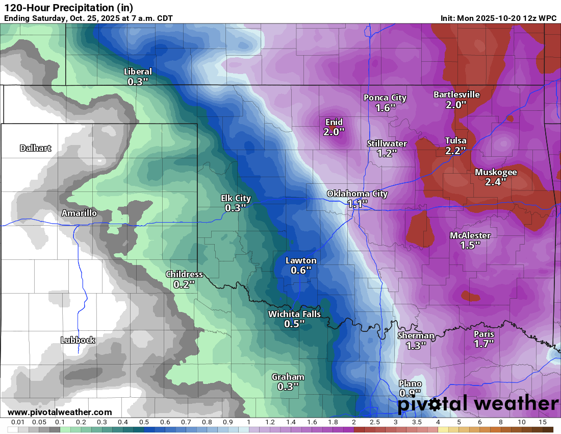 120 hour precipitation